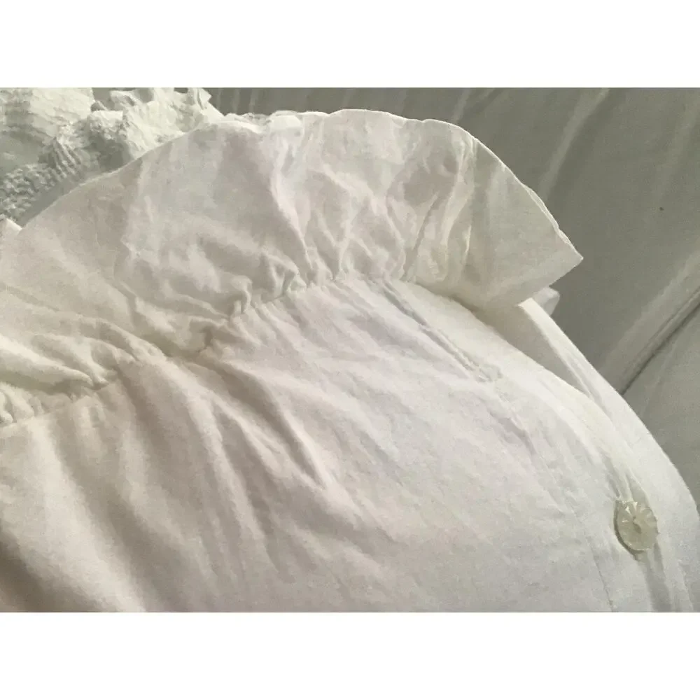 Rachel Ashwell Shabby Chic Couture Petticoat White Pillow Ruffles Lace 20” NEW